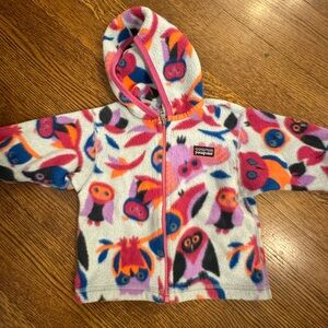 Patagonia zip up fleece jacket 12 months